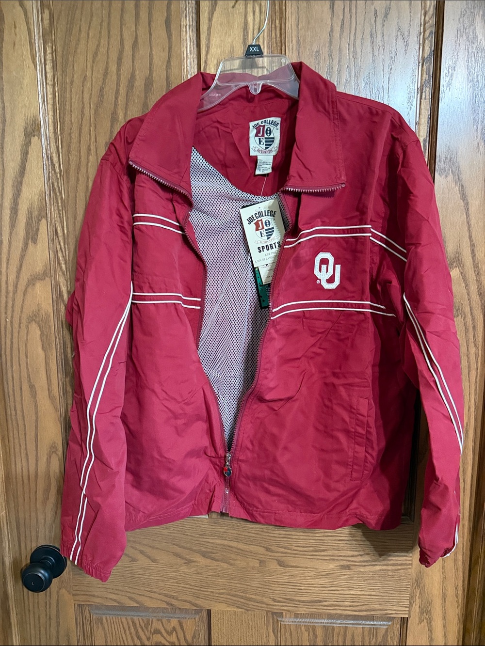 Oklahoma Sooner Lightweight Windbreaker Jacket and Pant Set